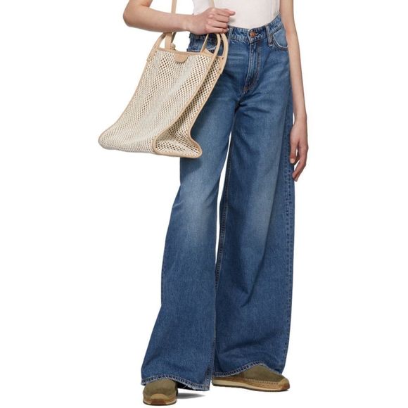 RAG & BONE Maya High-Rise Wide Leg - Clearwater